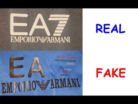 emporio armani fake vs r|false Armani clothes uk.